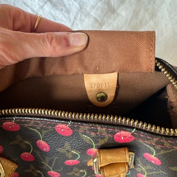 Louis Vuitton Vintage Cerises Cherry Speedy 25 - Picture 9 of 9